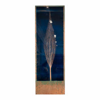 'Solitudes' 2007 L.E. Navy Metallic Paper Print in Acrylic by Hamilton Aguiar