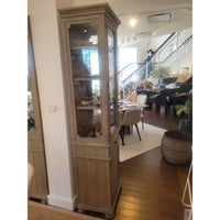 St. James Gray Oak 7-ft Standing Cabinet by RH - colletteconsignment.com