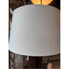 9252KGX5 - Carina Wood Floor Lamp w/ Off-White Lamp Shade