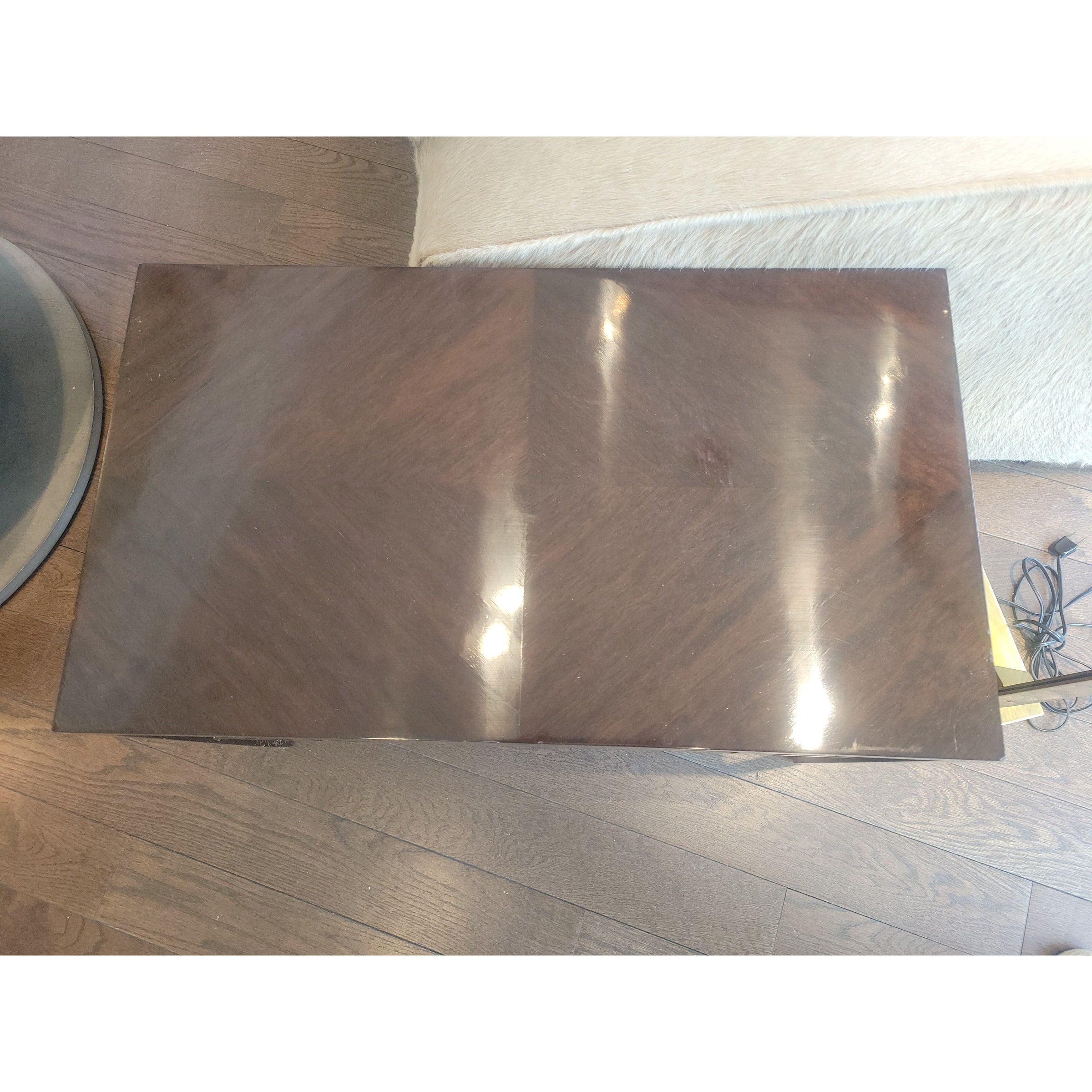 PAIR of Mid-Century Wood 1-Drawer Side Tables (AS IS)