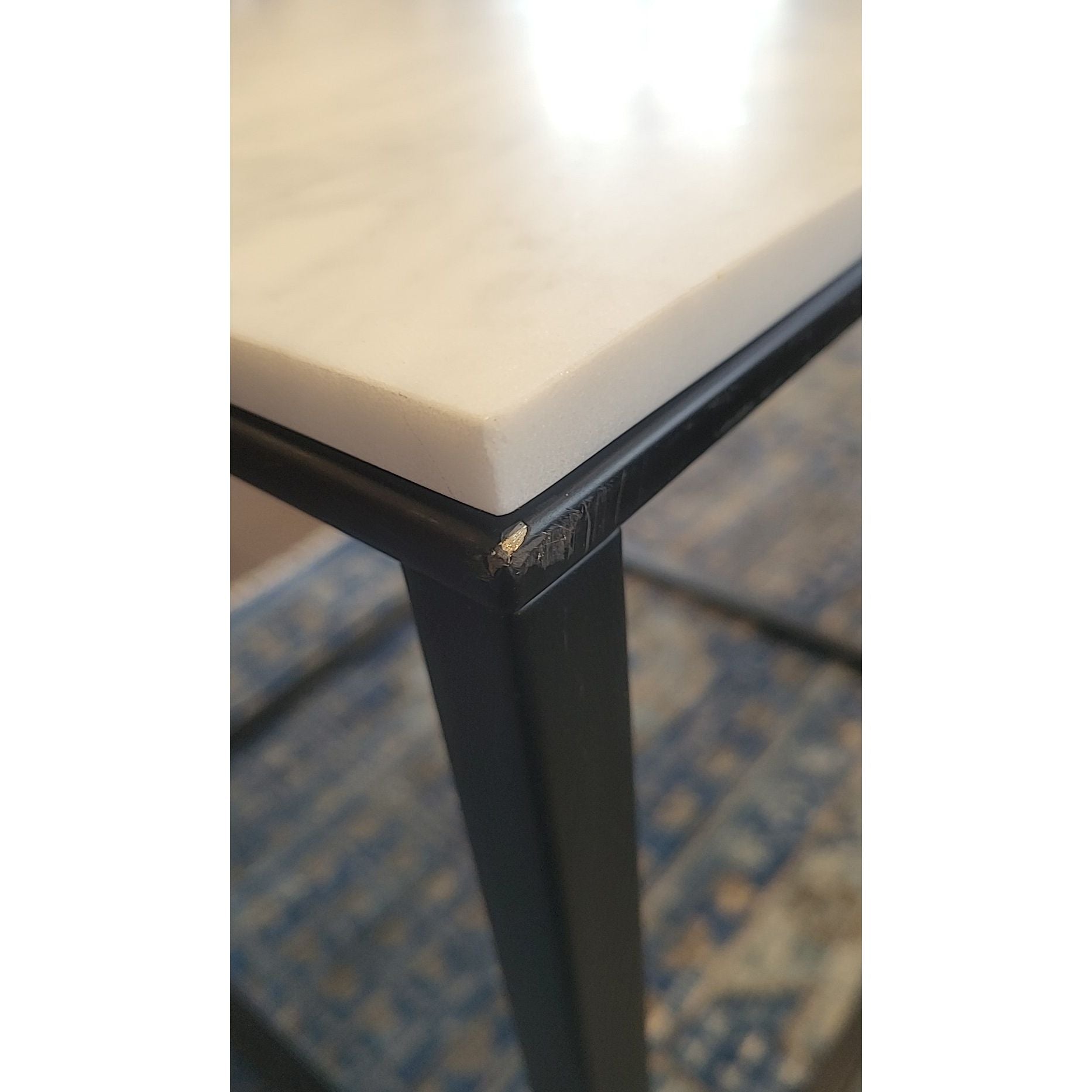 Marble & Steel 'Minimalista' Table