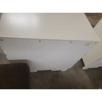 PAIR of Contemporary White Wood Dovetailed 2-Drawer Nightstands