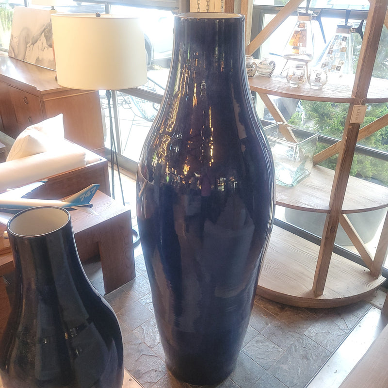 Massive Blue Porcelain Vase by Jared Fitzgerald