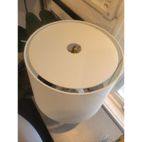 PAIR of Bamboo Painted Porcelain Ginger Jar Table Lamps w/ Shades by Illume - colletteconsignment.com