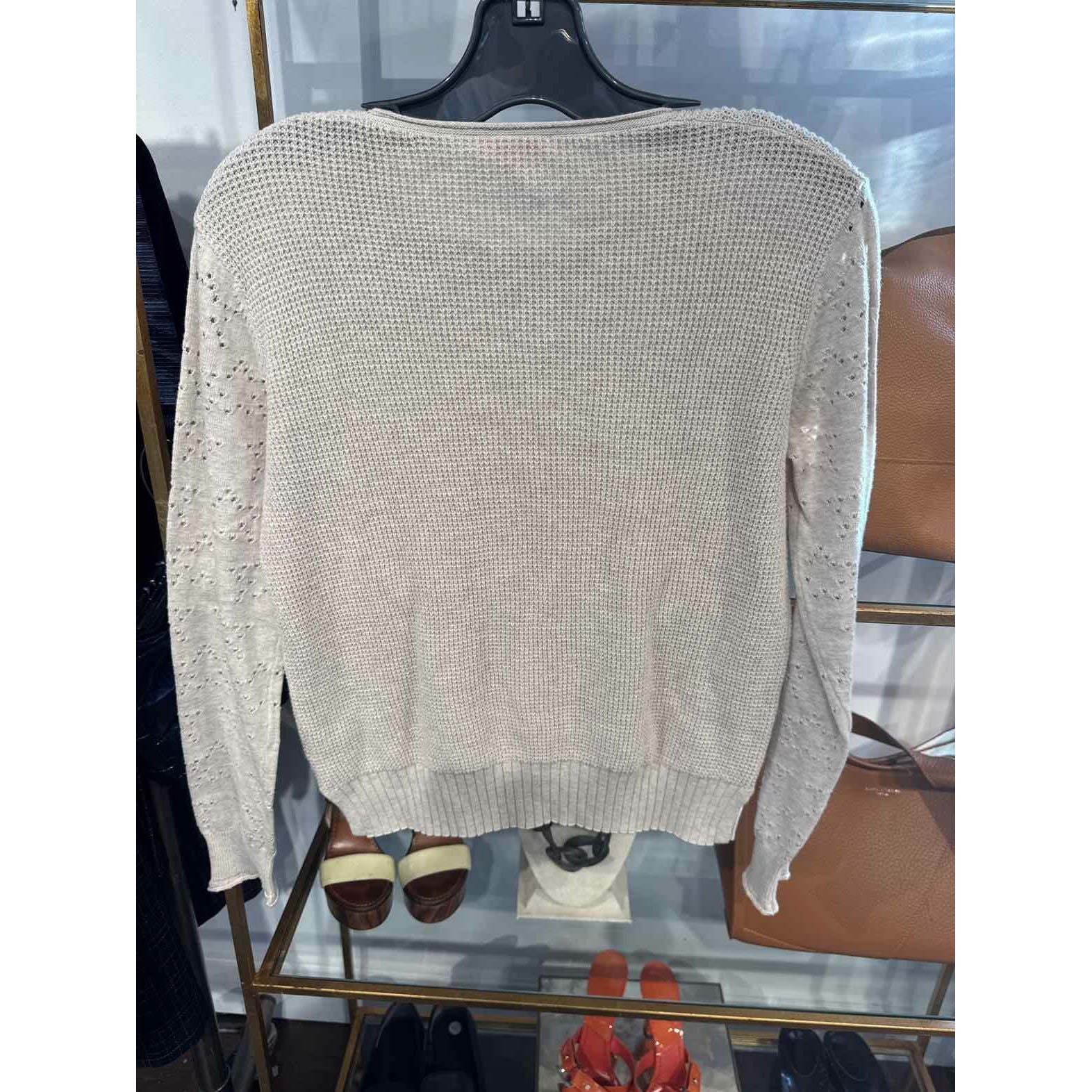 Women's Lisa Todd Size XS Cream Sweater - colletteconsignment.com