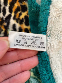 Vintage XL Leopard Beach Towel by Hermes