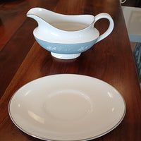 Reflection Gravy Boat w/ Lid & Tray by Royal Doulton