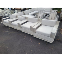 Custom Teak Swivel Lounge Chair