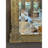 Hollywood Regency Style Gray Painted Venetian Mirror