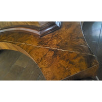Custom Made Italian Wood Dining Table w/ Inlay
