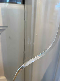 PAIR of Mid-Century Lucite & Chrome Chairs w/ Green Seats by Luigi Bardini
