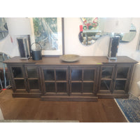 French Casement Oak Media Cabinet / Buffet by RH