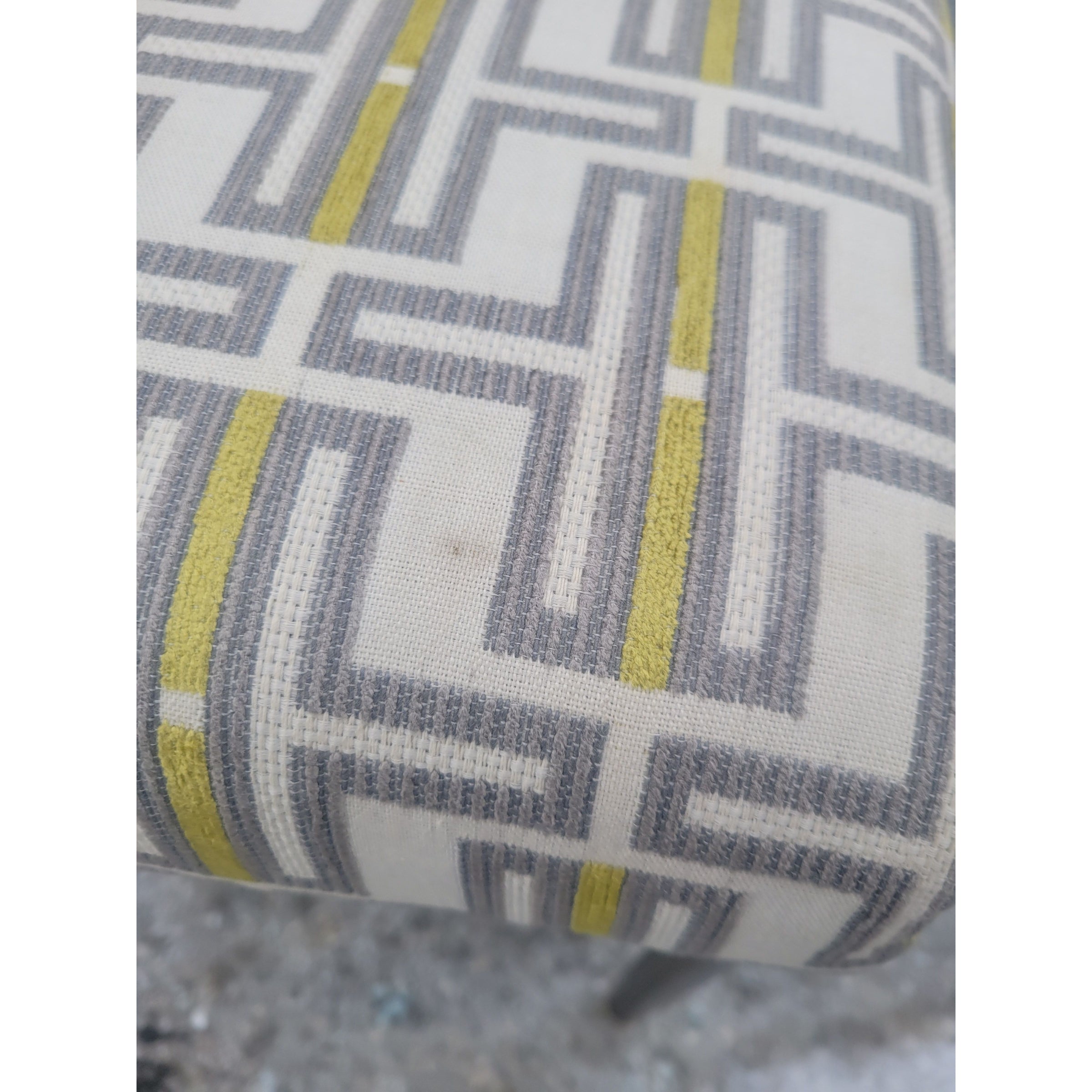 SET of 4 'Remy' Upholstered Dining Chairs on Pewter Legs by MG&BW (AS IS)