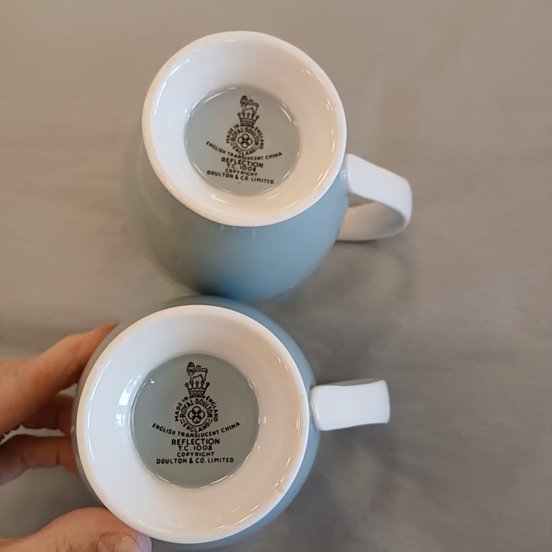 PAIR of Reflection Large Creamers by Royal Doulton