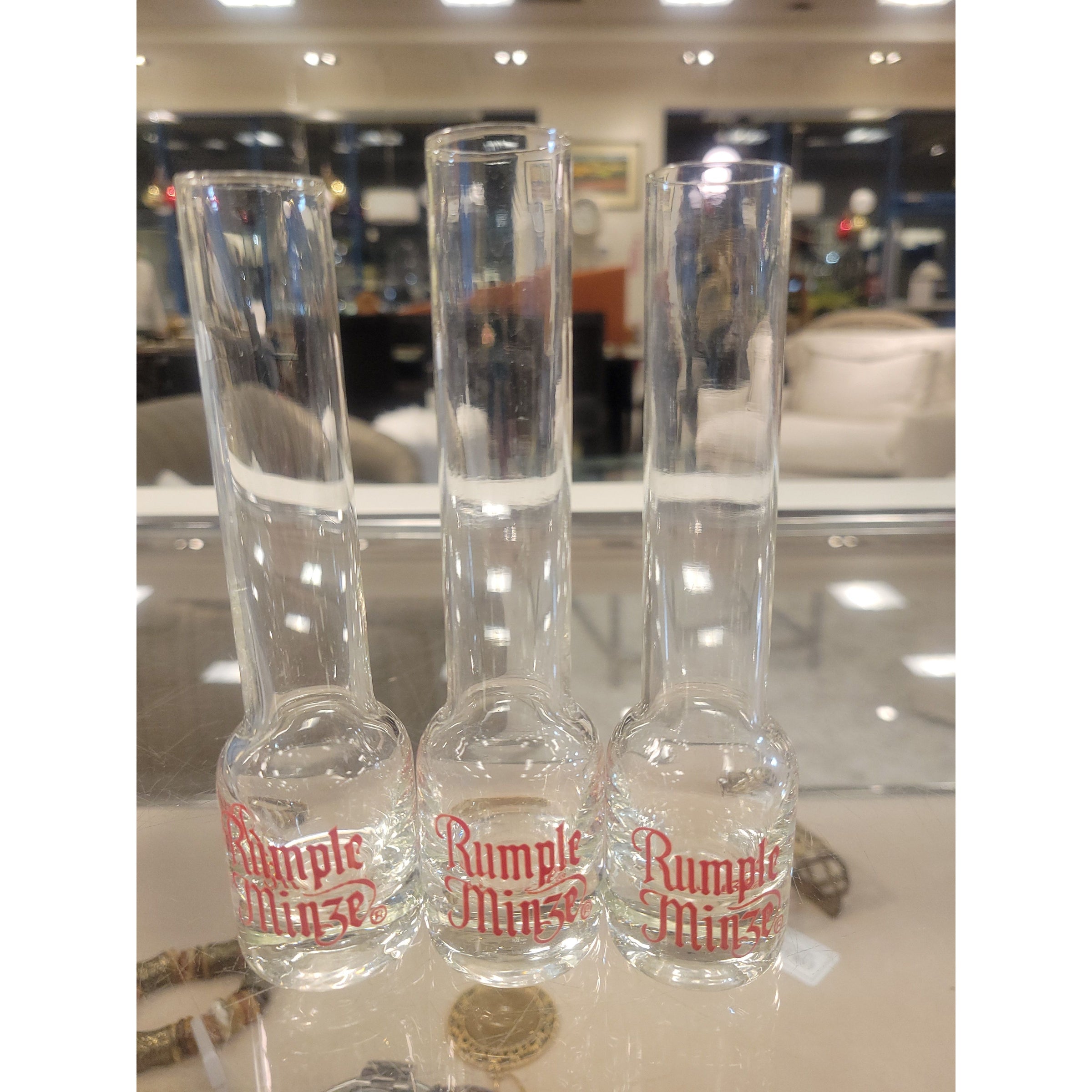 Set of 3 Tall Shot Glasses by Rumple Minze