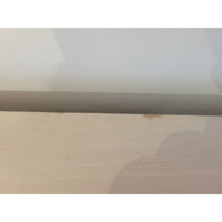4-Door Bleached Walnut Credenza on Sculpted Legs Attrib. to Tony Ingrao (AS IS)