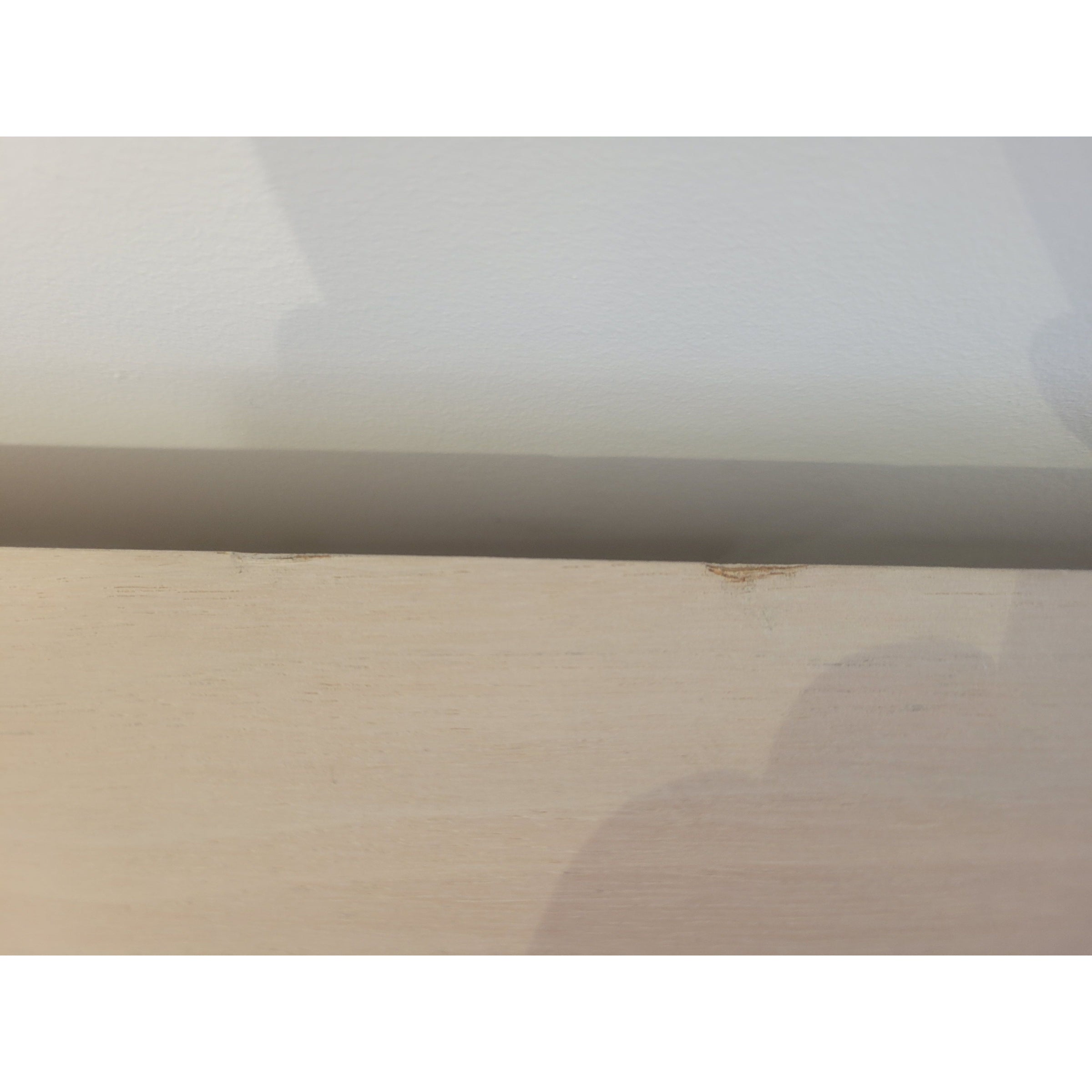 4-Door Bleached Walnut Credenza on Sculpted Legs Attrib. to Tony Ingrao (AS IS)
