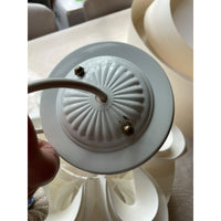 White Wave Form Pendant Light - colletteconsignment.com