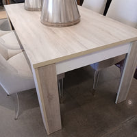 Modern Composite Wood & Enamel Dining Table