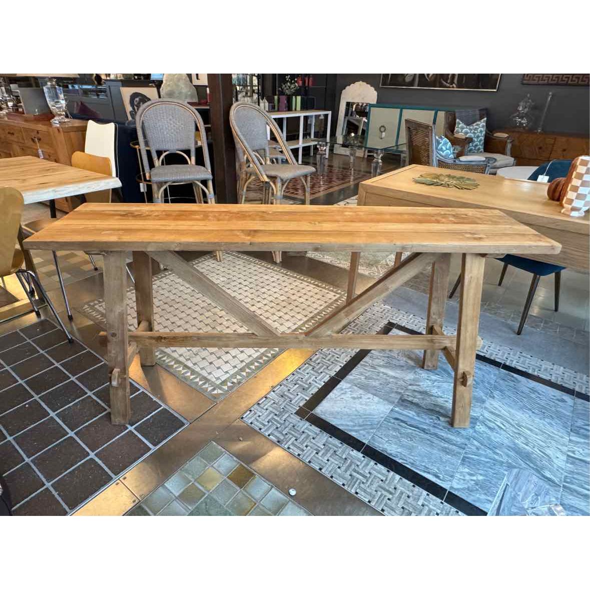 Custom Reclaimed Wood Console Table