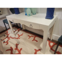 'Jordan' Regency Scalloped Console / Writing Desk by Bungalow 5 - colletteconsignment.com