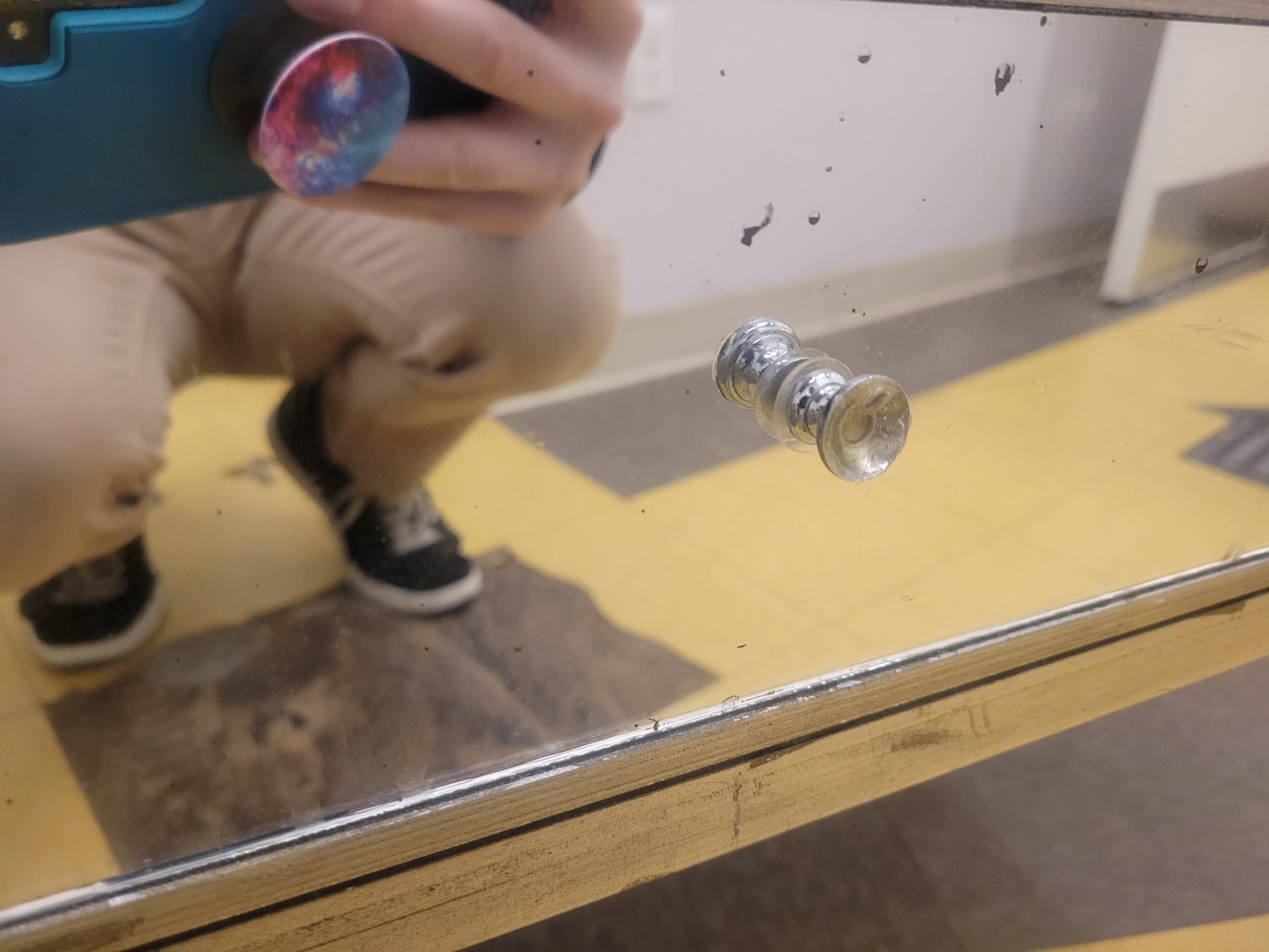 Vintage Mirrored Glass Sideboard (AS IS)