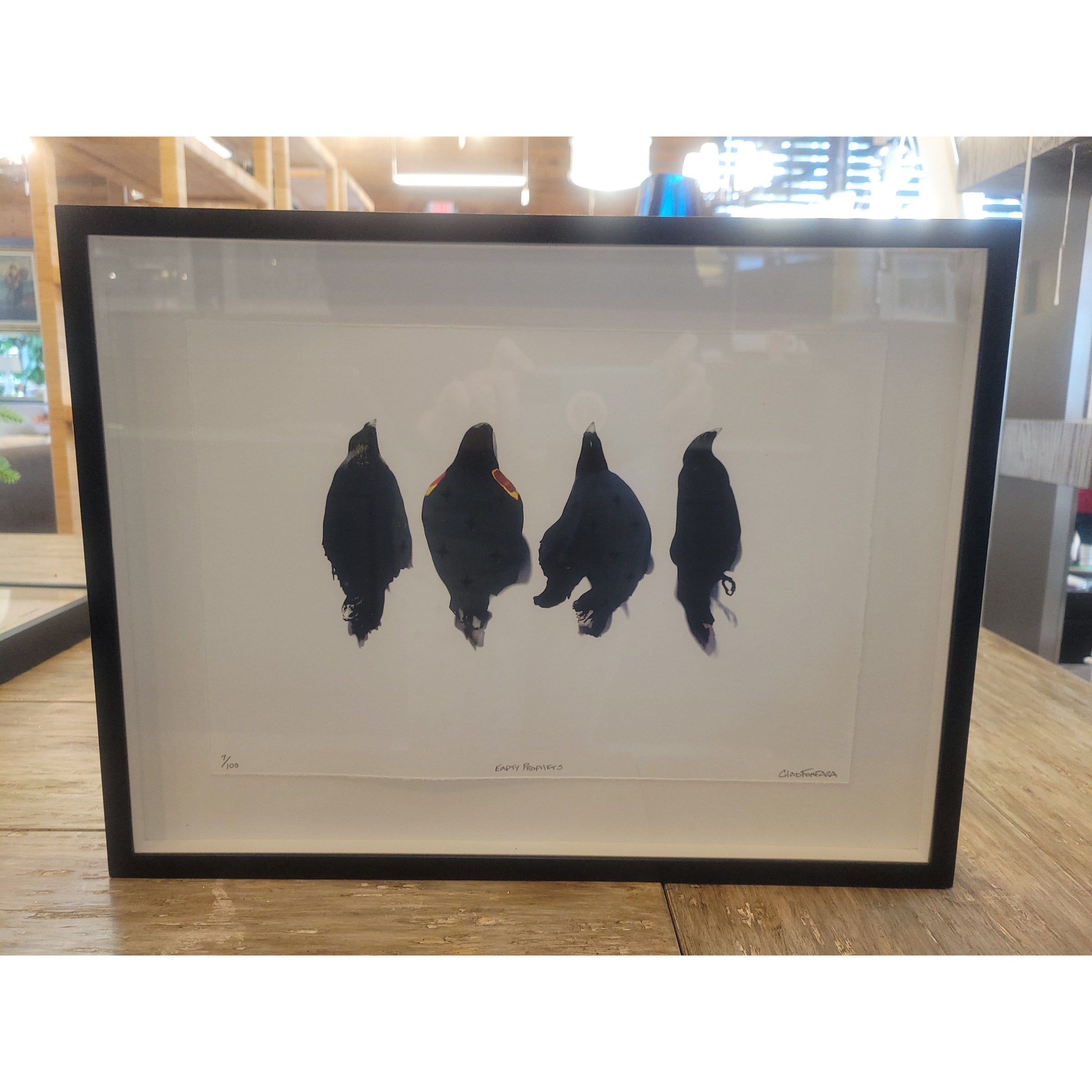 "Empty Prophets" Art by Chad Fonfara in Black Frame