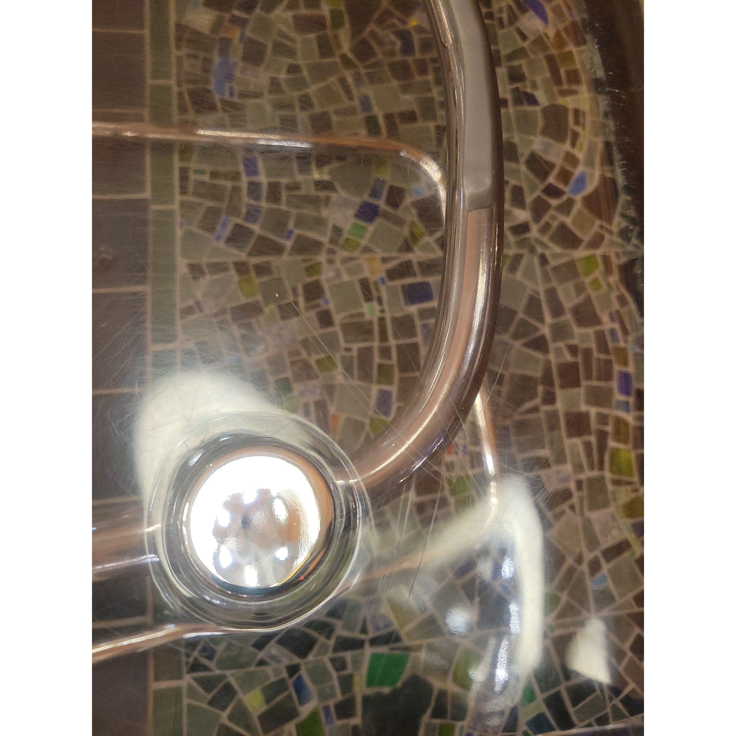 SET of 8 Poly Dining Chairs w/ Steel Legs