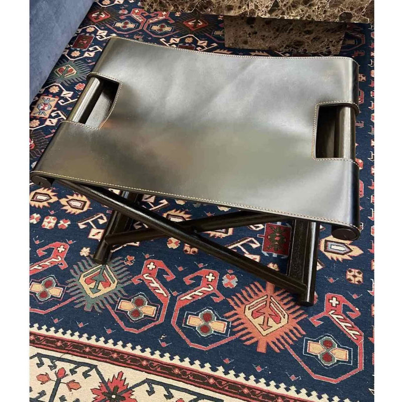 Leather Holly Hunt Stool