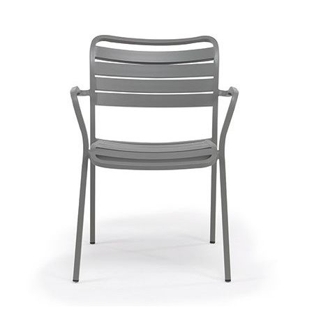 Ocean Dining Arm Chair in Gray - colletteconsignment.com