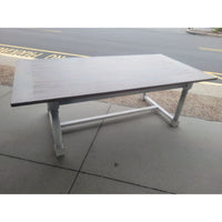 Rustic 2-Tone Dining Table - AS IS