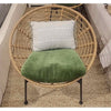 PAIR of Wicker Lounge Chairs w/ Holly Hunt Fabric Cushions