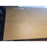 6-Drawer Natural Oak Dresser w/ Metal Pulls - colletteconsignment.com
