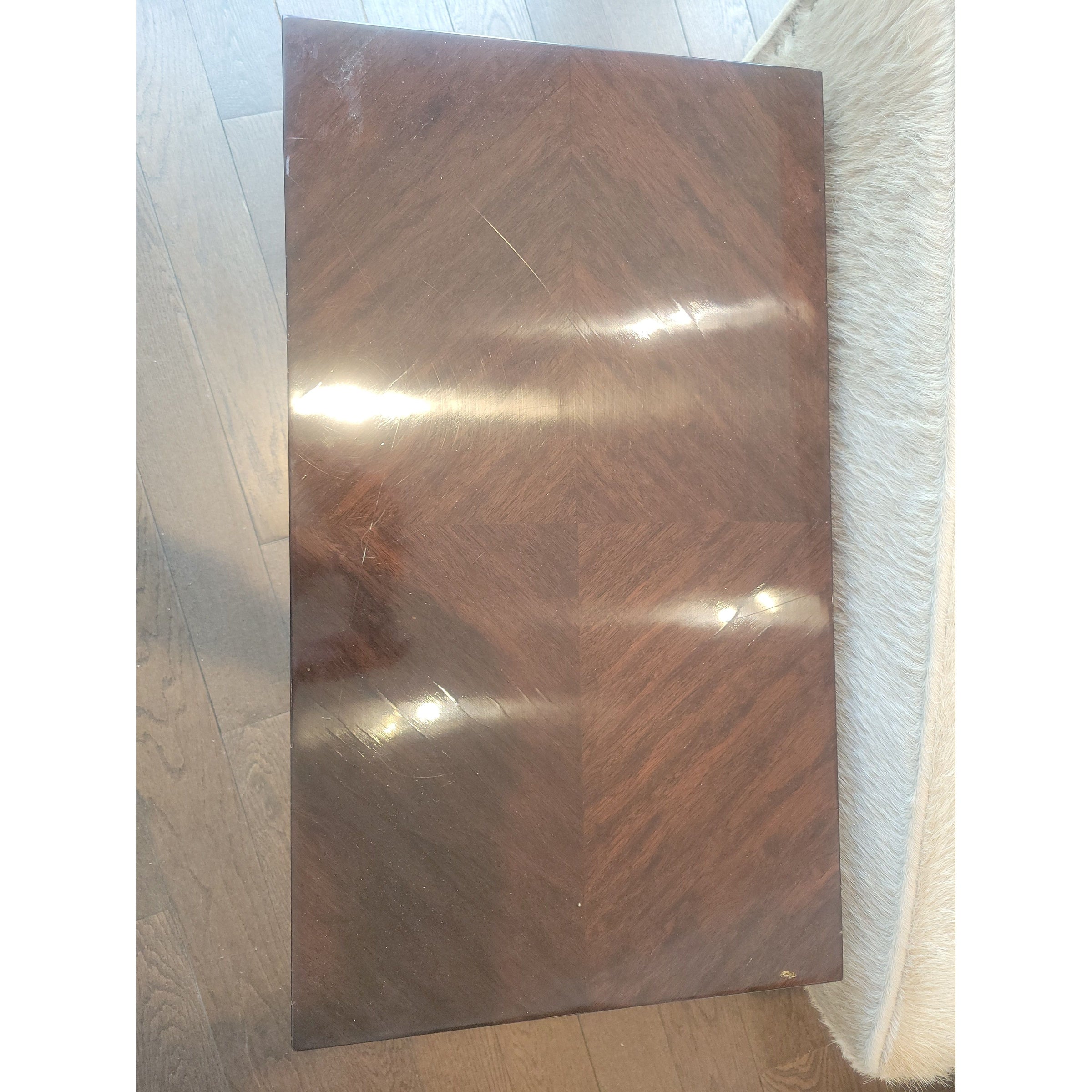 PAIR of Mid-Century Wood 1-Drawer Side Tables (AS IS)