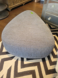 Gray Rounded Triangle Ottoman