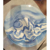 Blue and White Porcelain Round Charger with Sky Motif by Jared FitzGerald