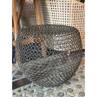 Brass Chain Link Side Table