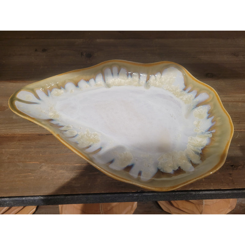 11-Pc Ceramic Oyster Dish Set by AE Ceramics - AS IS