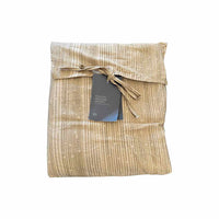 Italian Piscinas Sateen California King Duvet Cover in Camel by RH - colletteconsignment.com