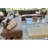 Gray Slipcover L Sectional by HomeNature