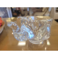 Sasaki Glass Elephant Candy Dish
