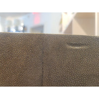 Stingray Shagreen Console Table w/ Bronze Patina Legs by R&Y Augousti (AS IS)