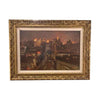 B. Lennon "New York Skyline" Oil on Canvas.