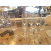 Set of 7 Champagne Flutes by Zwiesel