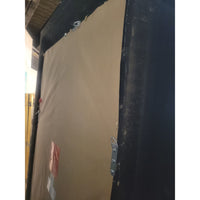 Gold Scrollwork Frame Leaning Mirror w/ Beveled Glass - AS IS