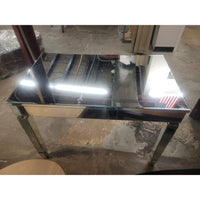 Mirrored Vanity w/ Tabletop Drawers & Folding Mirror (AS IS) - colletteconsignment.com