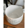 Destinos Small White & Grey Indoor Planter