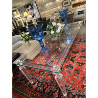 Lucite & Glass Dining Table by MOD Shop