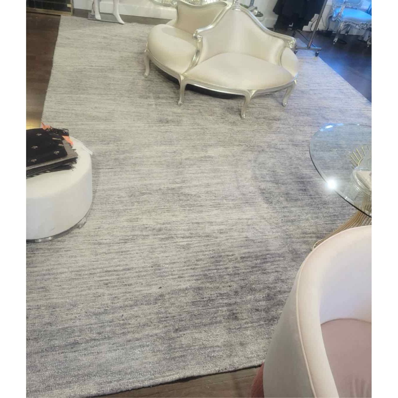15x12 Gray Flatweave Rug
