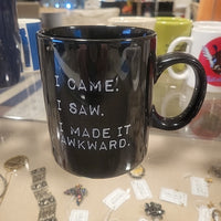 Ceramic "I Made It Awkward" Mug
